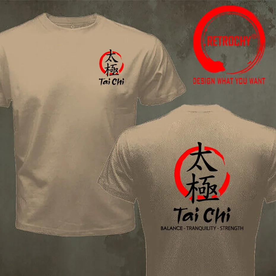 Funny Design Tai Chi - Body Mind Wellness Spiritual Yin Yang Martial Arts  Shirt Men Fashion Trendy Casual Clothing Stylish Tops