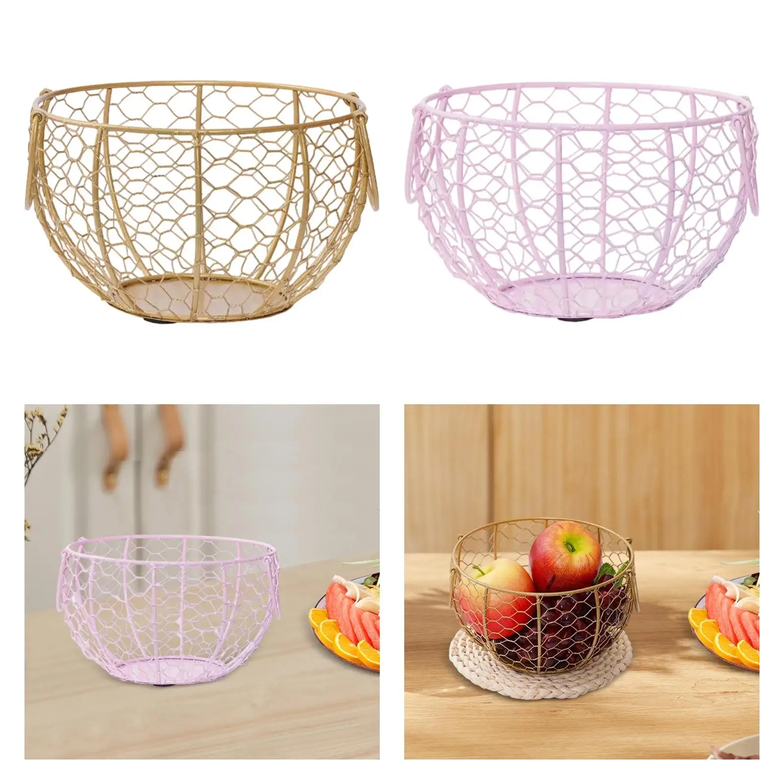 Cestino per uova Porta cialde per caffè country Decora la spesa Cestino portaoggetti portatile per tavolo da pranzo Bagno Cucina Frutta della fattoria