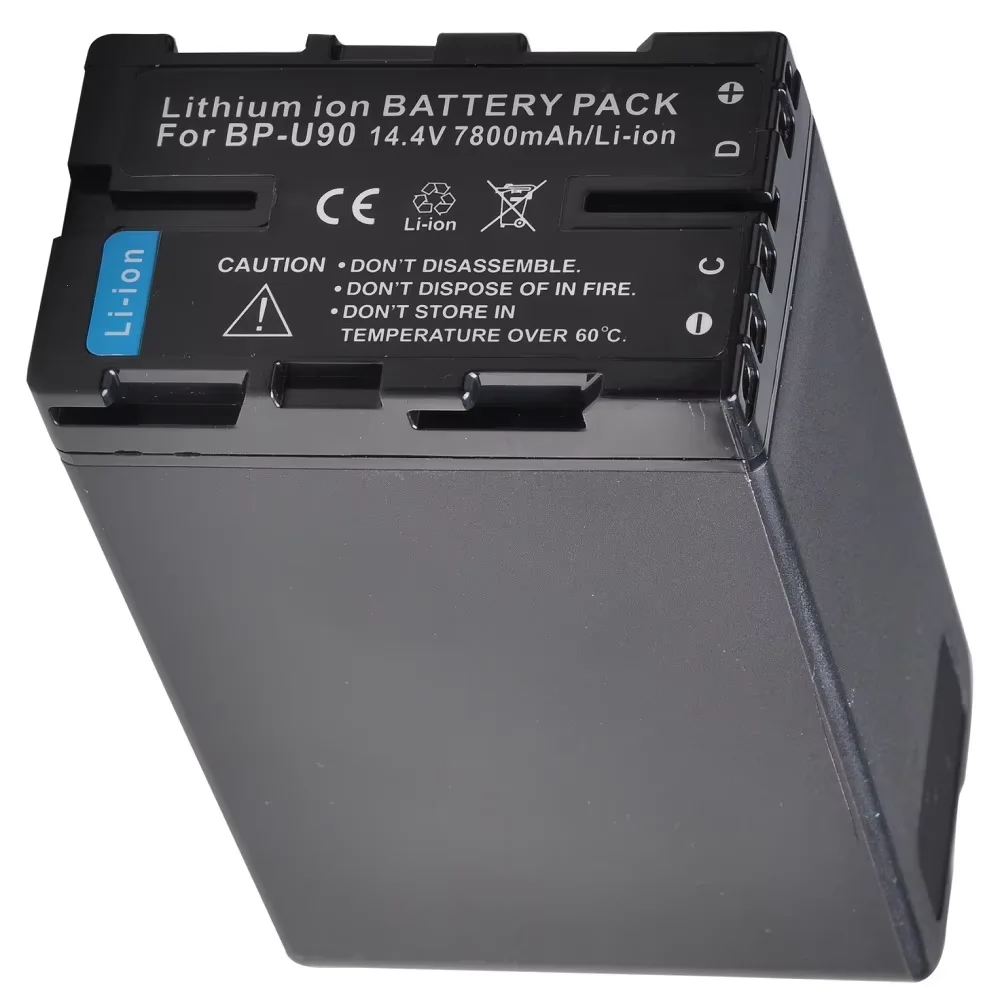 7800mAh BP-U90 Battery for Sony BP-U65 BP-U60 BP-U30, Sony PMW-200 300 EX1 EX3 EX1R F3 F3L FS5 EX160 EX260 EX280 PXW-FX9K XDCAM