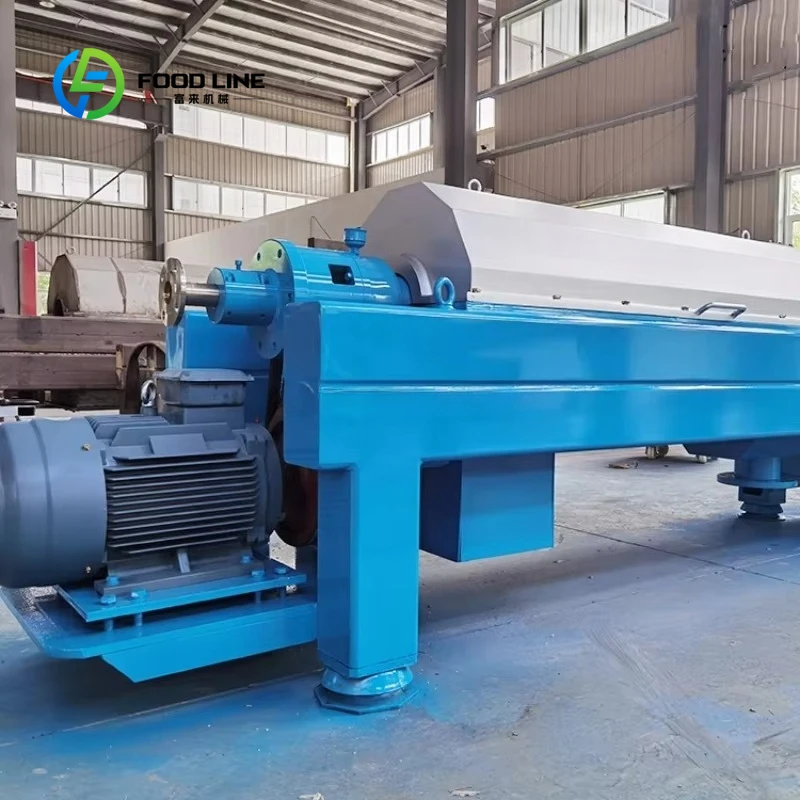 customized Horizontal Decanter Centrifuge Used in Potassium Chloride Refinery Processing and Separation