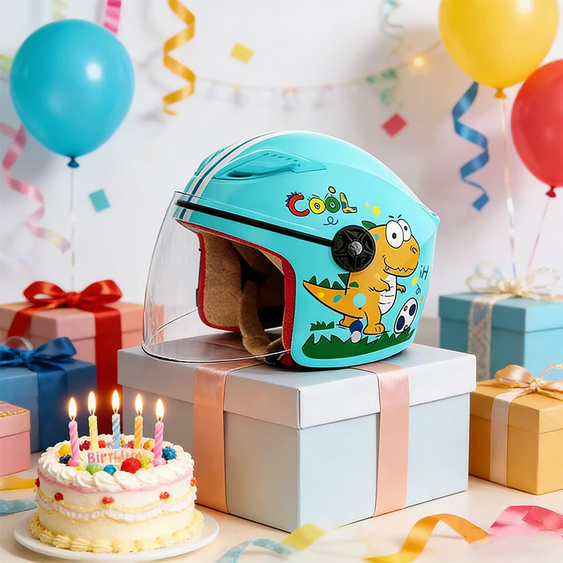 

Unisex Children's Half Helmet Electric Motorbike Bicycle Scooter All Weather Use Lightweight and Durable