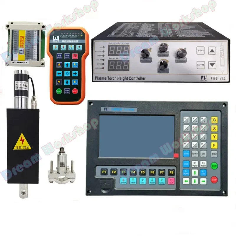 

Plasma F2100B Controller Lifter Kit F2100B+F1621+JYKB-100-DC24V-T3 2Axis Plasma Cutting Machine Torch Height Controller