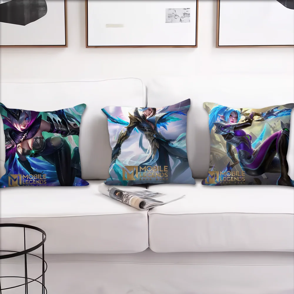 cushion Mobile cover Pillow Case Legends Bang Game Room Bedroom MLBB Bang Sofa Living Backrest Car Square Headboard