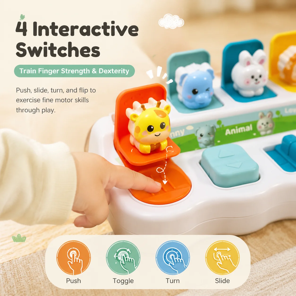 Pop-Up Animal Peekaboo Switch  - огляд і ціна Photography Jokes