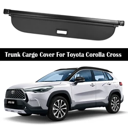 Rear Trunk Cargo Cover For Toyota Corolla Cross 2020-2025 Shield Shade Curtain Partition Board Privacy Security Accessories