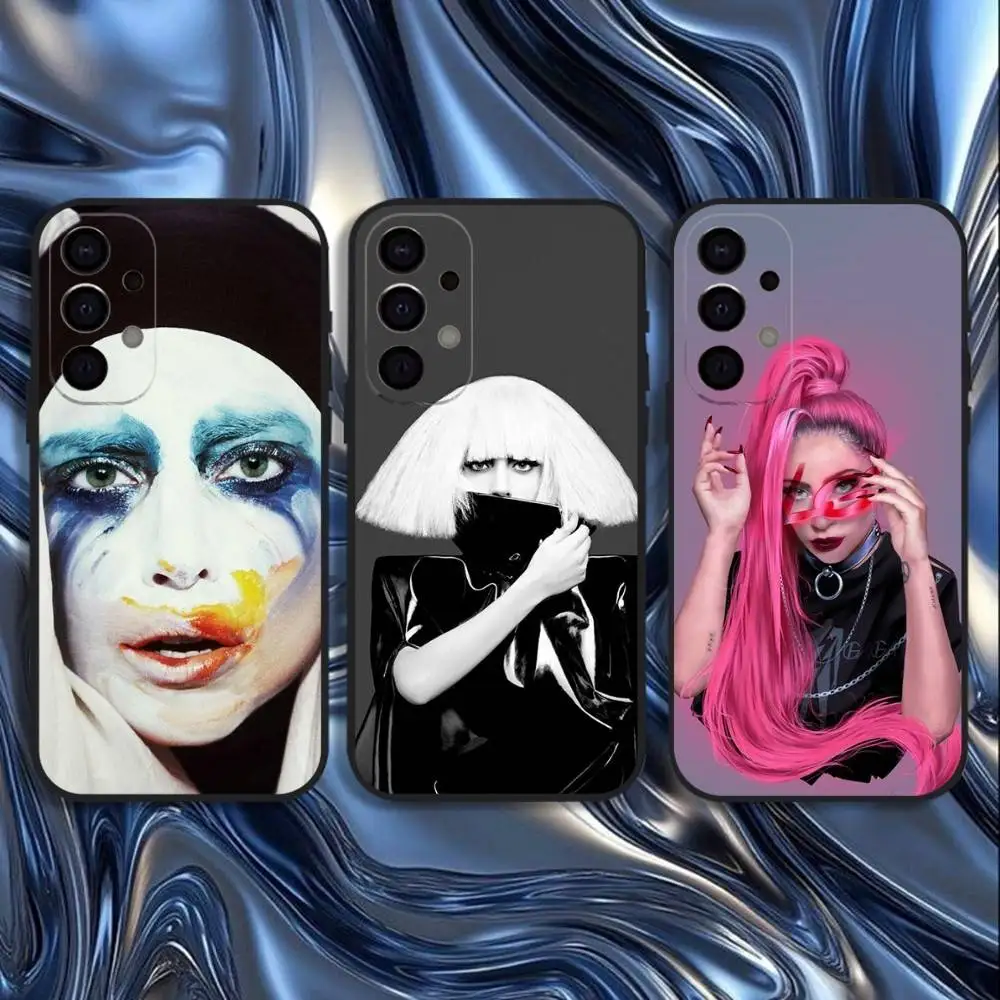 

Чехол для телефона Singer L-Lady G-Gaga для Samsung S25, S24, S21, S22, S23, S30, Ultra, S20, Plus, Fe, Lite, черный чехол 5G