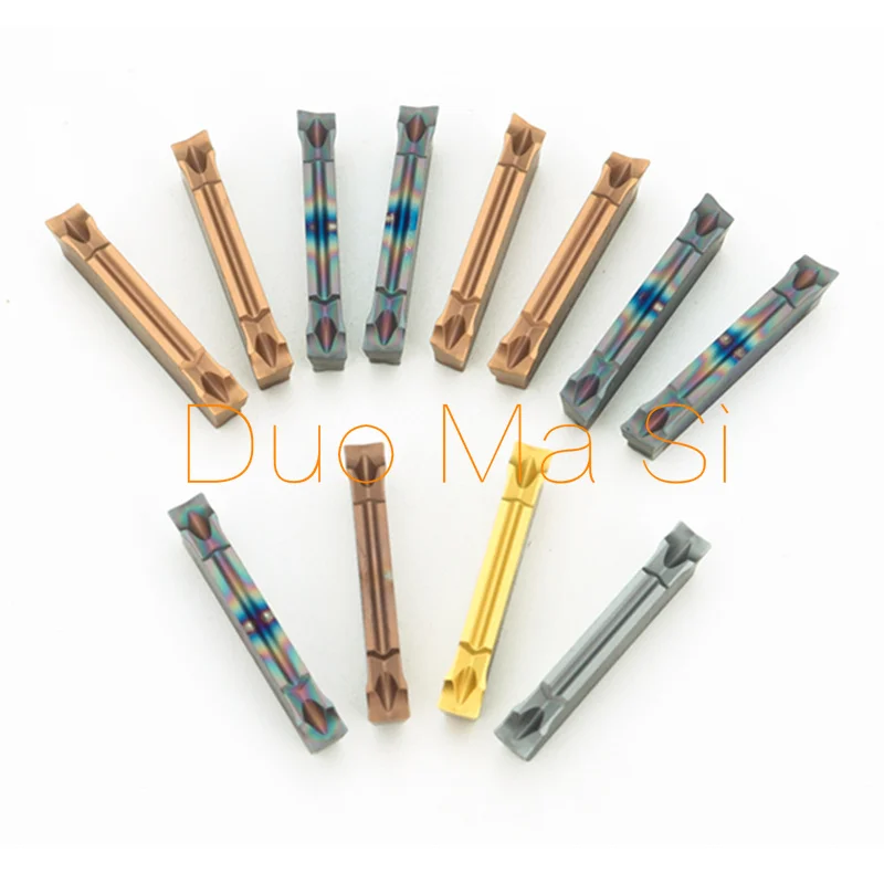Imagem -03 - Carbide Insere Grooving Blade Cnc Cutter Tool para Aço Duro Mgmn Mggn300-j Mggn200 Mggn250 Mggn400 r8 Grau R15 l9 L-15