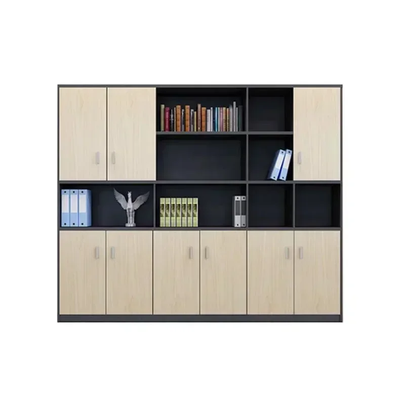 Premium Nordic Compact Filing Cabinet Open Modern Tall Office Cupboards Space Vertical Storage Furniture
