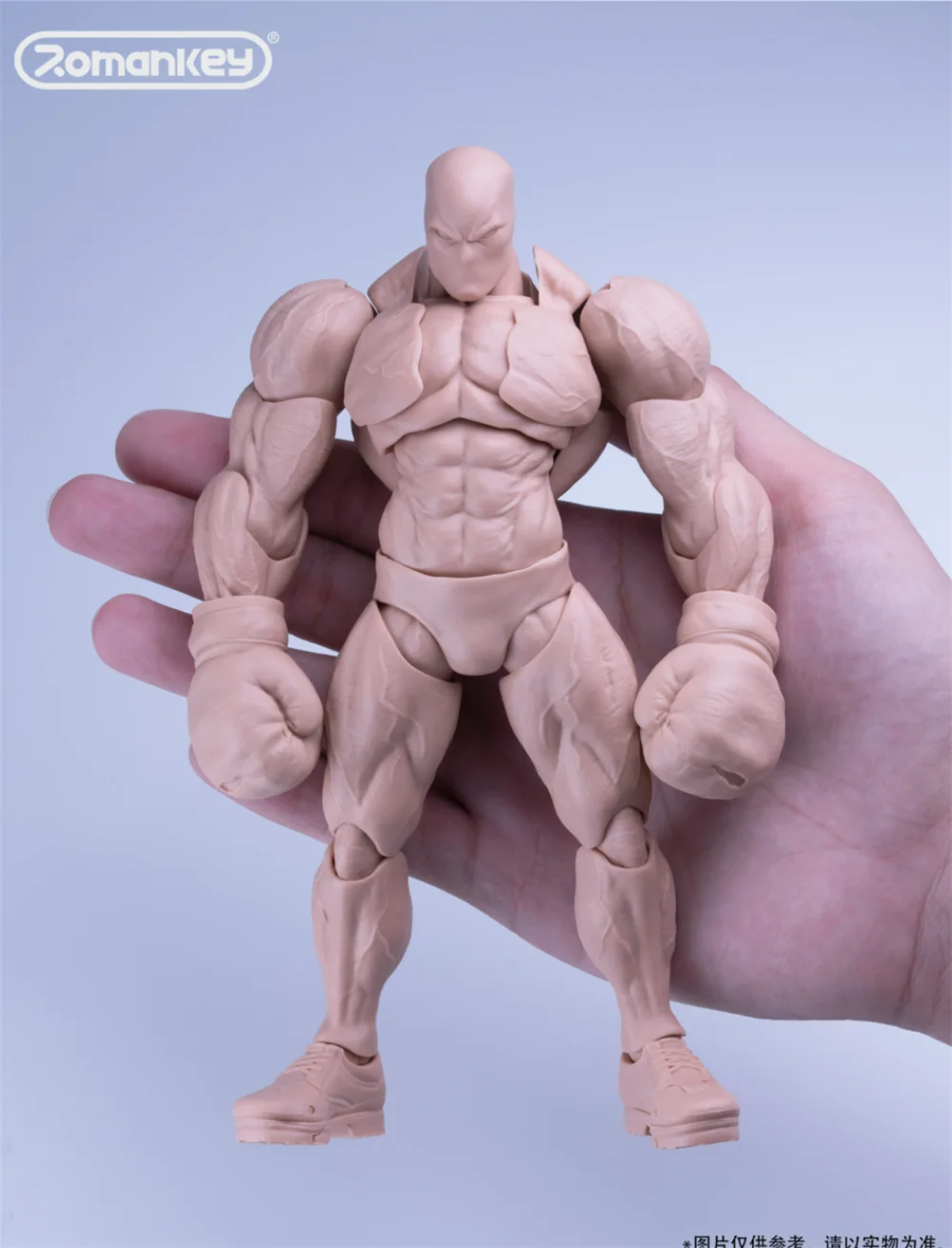 In Stock For Sale Romankey Big Guy Tough Muscle Strong Body Doll With Hand Foot Head Connector Create Yours Own Hero About 6