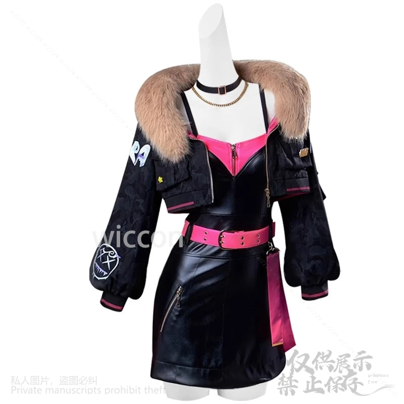 أنيمي لعبة PJSK مشروع Sekai الملونة المرحلة الجديدة الترا C مخصصة Azusawa Kohane هالوين لوليتا موحدة كوس فستان الباروكات