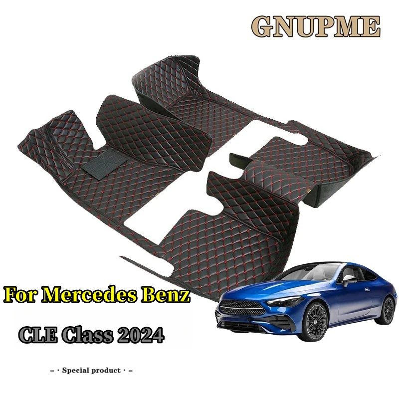 GNUPME Custom Car Floor Mats For Mercedes Benz CLE Class 2024 Years Auto Carpets Foot Coche Accessorie