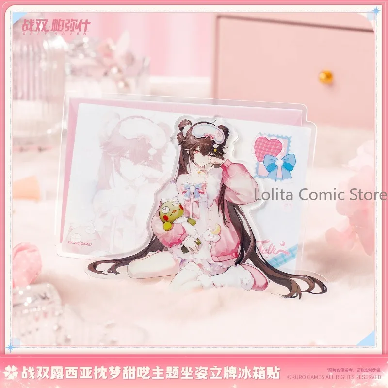 Pre Sale Game Punishing Gray Raven Lucia “Sweet Dreams” Theme Seated Cosplay Figure Toy Acrylic Stand  Model Plate Desk Decor - view 2