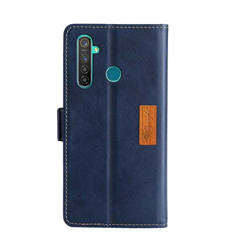 Leather Case for Realme 1 2 3 5 6 Pro 5S 6S 5i 6i X X2 X3 Super Zoom XT C11 C15 V5 X50 X50M Q Narzo 10A Magnet Flip Cover