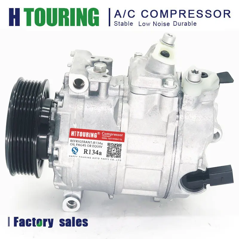 

Air AC Compressr For Volkswagen AMAROK TRANSPORTER MULTIVAN 6SEU14C 4471502601 7E0820803J 7E0820803H 447150-2601 447150-2603