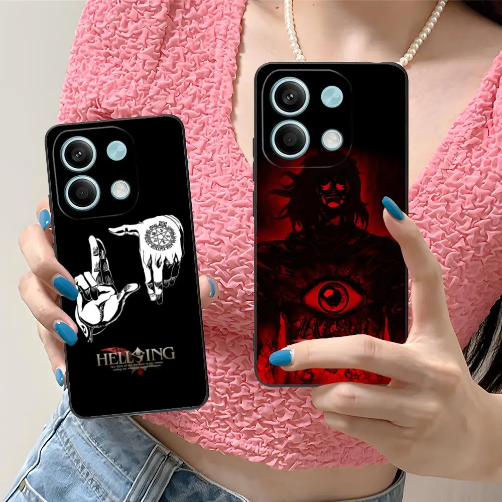 

Чехол для мобильного телефона Alucard Hellsing для Xiaomi Redmi Note 14 13 12 11 A5 3 2 1 Pro Plus 4G 5G с цветным принтом, роскошный красивый чехол