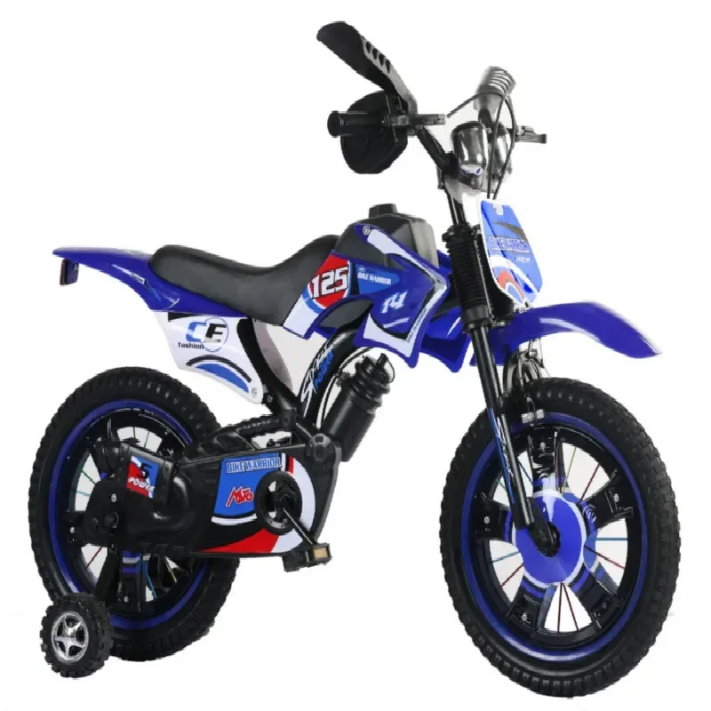 

%a Children's Simulation Motorcycle Bike Children Bicycle 12/16/18/20 Inch Mountain Bike