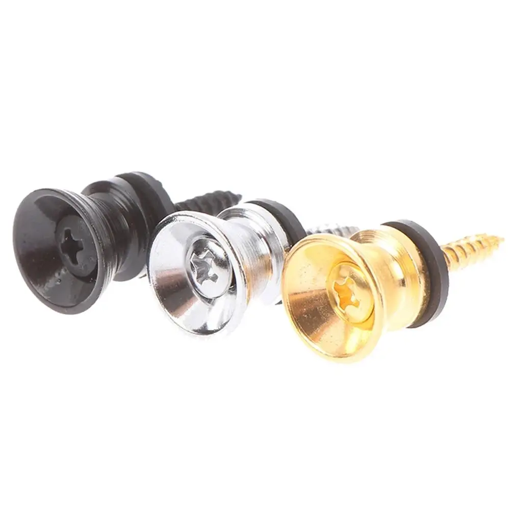 2Pcs Guitar Pins Acoustic Guitar Ukulele Electric Guitar Guitar Strap Buckle Guitar Strap Lock Guitar Strap Button Guitar Pegs
