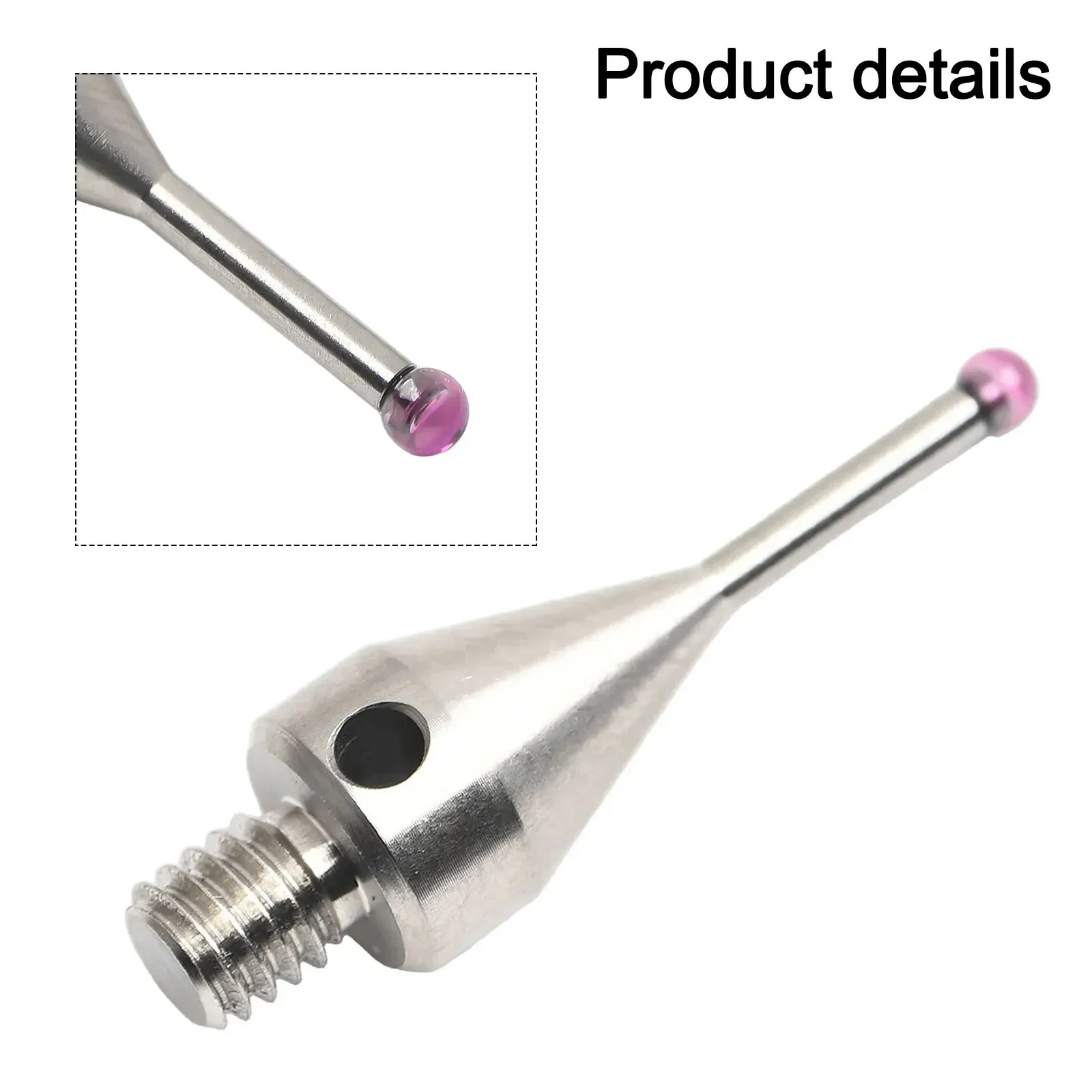 Cmm Touch Probe Stylus 2mm Ru By Ball Tip  Thread 20mm Length For Renishaw  For Electrical Discharge Machining (EDM) Process