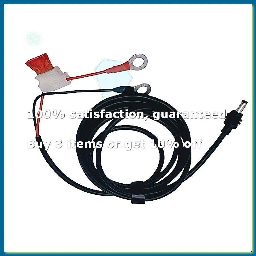 For Mini Specific Power Cable DIY 16AWG Wiring Extension Cord with Automotive Fuse Holder ATC/ATO DC Plug-A09I