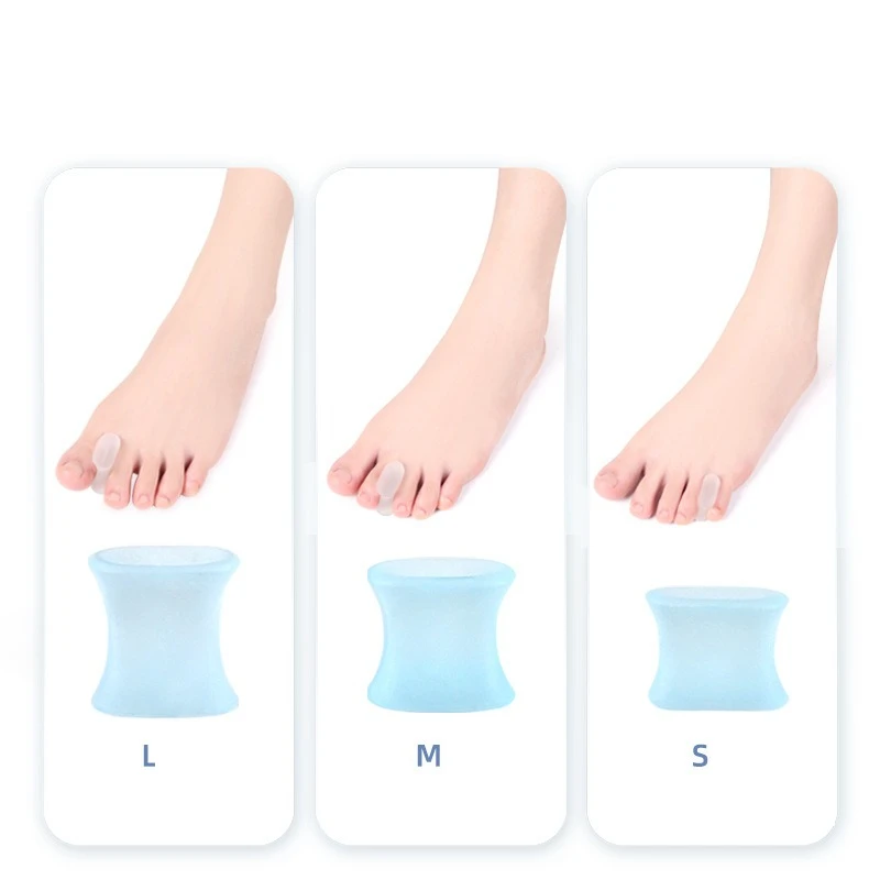 

Soft Breathable Toe Spreader for Adults & Kids Reusable Anti-Wear Toe Separator Overlapping Thumb Corrector