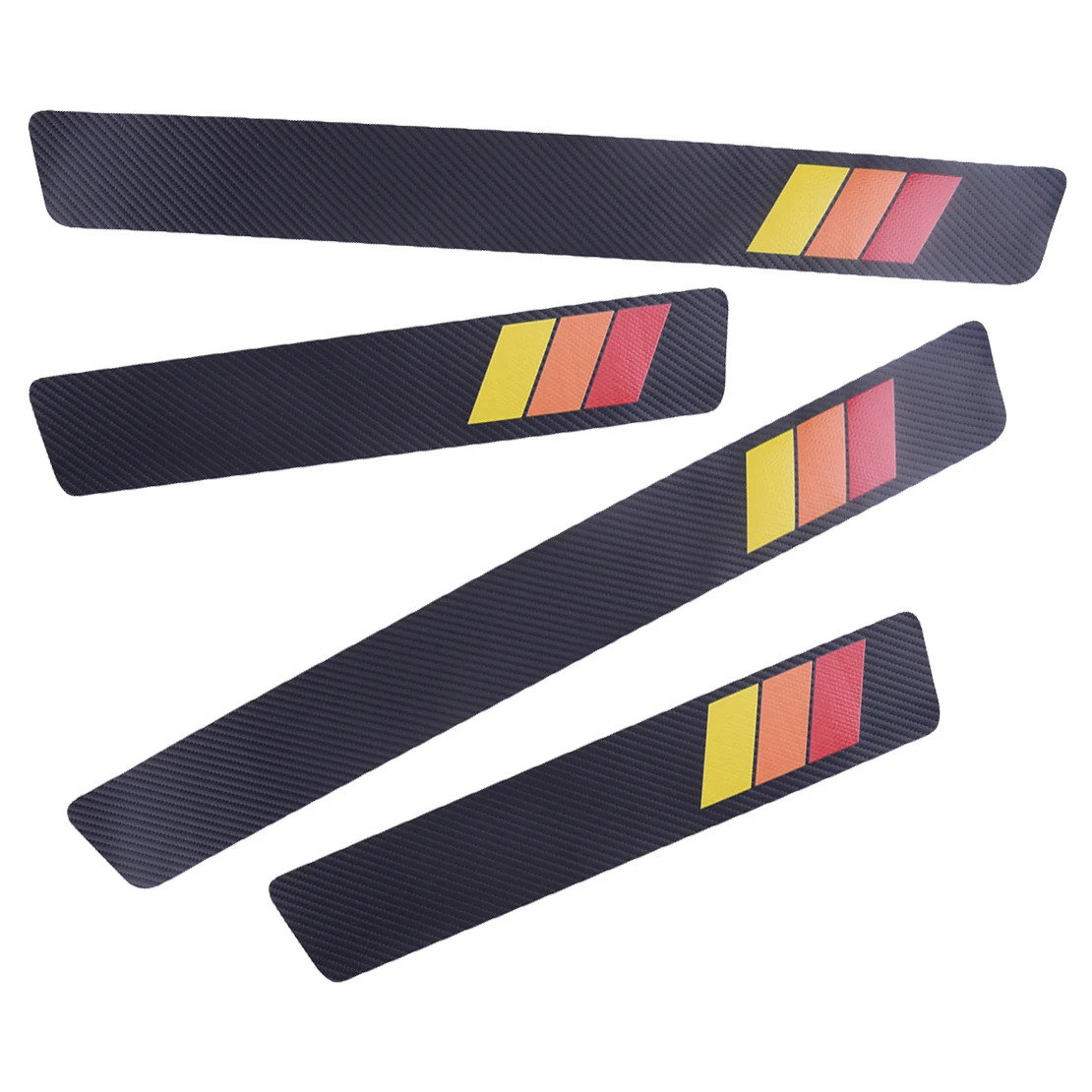 

4Pcs Car Door Sill Scuff Plate Cover Protector Guard Trim Sticker Fit for Toyota 4Runner Camry Highlander Rav4 Tacoma Sequoia