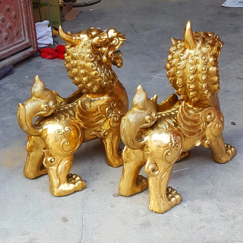 A pair huge HOME Company Effective protection bring in wealth money TOWN HOUSE Dragon PI XIU TIAN LU FENG SHUI talisman