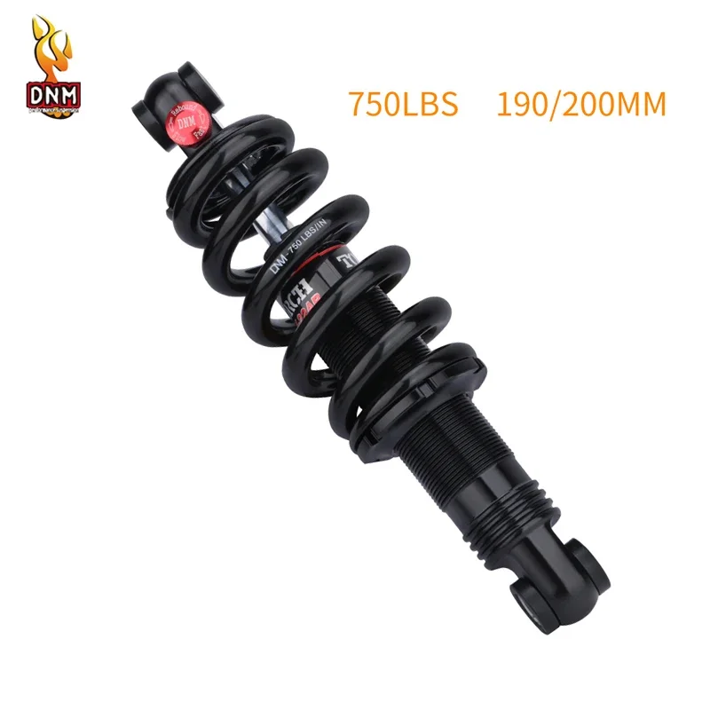 DNM DV-22AR bicycle shock absorber 190/200mm damping adjustment 750LBS hydraulic spring mountain bike aluminum alloy rear shock