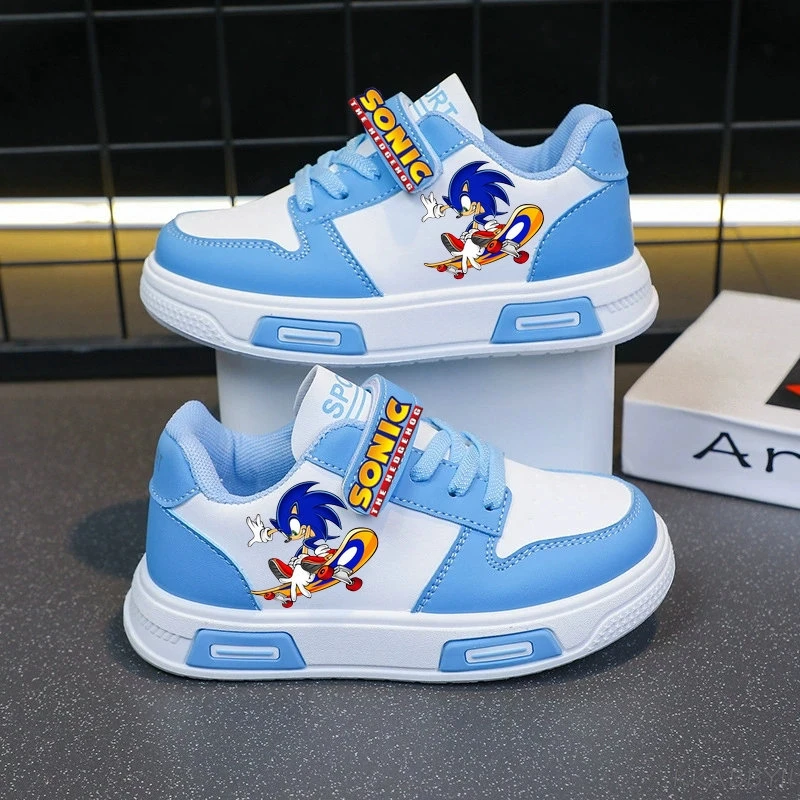 Nuevas Zapatillas Deportivas Casuales Sonic, Zapatos Casuales de Dibujos Animados, Zapatos Deportivos