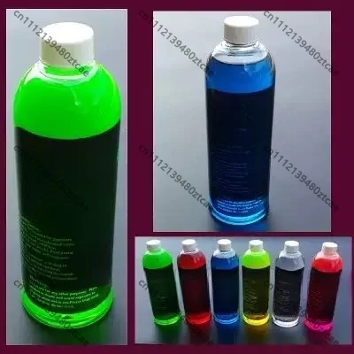 Anti‑Corrosion UV Reactive Fluorescent Water Cooling Fluid, Anti‑Rust Coolant For Computer Liquid Cooling Loop DIY Modding