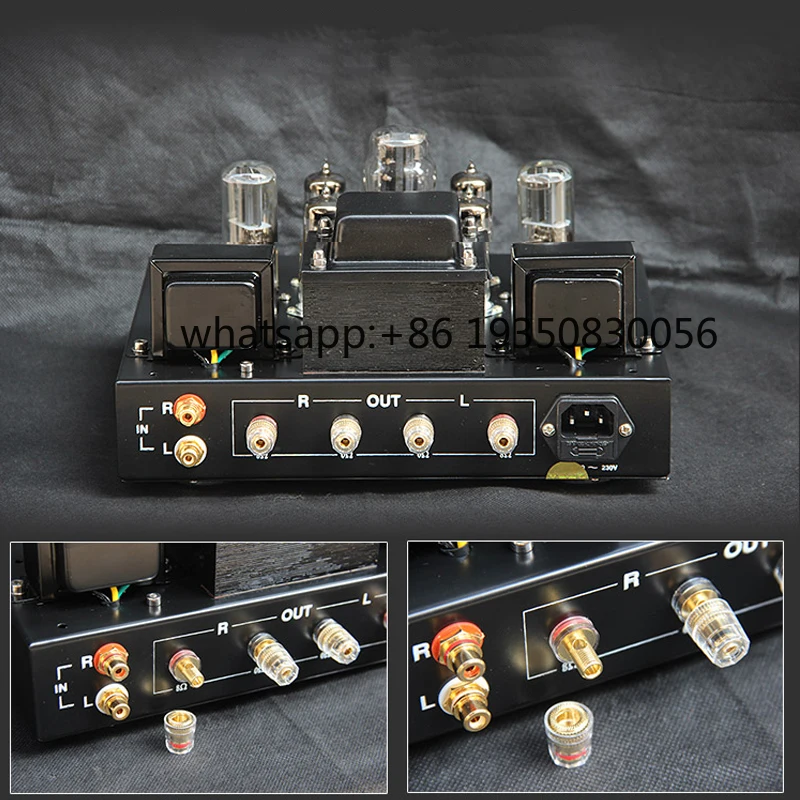 KYYSLB 110V 220v 6.8w*2 Fever HIFI Tube Amplifier Scaffolding Class a Single-ended Parallel Pure Tube Amplifiers