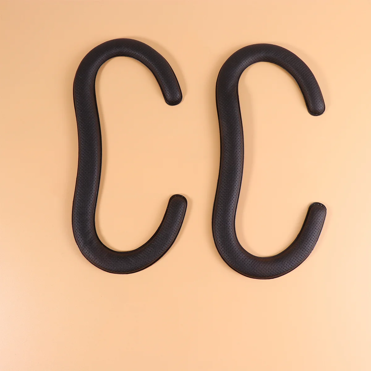 

2Pcs Cushion PU Sponge Replacement Pad Breathable Comfortable Cover Virtual Reality Black