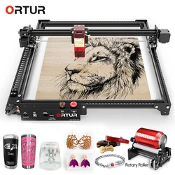 Ortur Laser Master 2 Pros2 für Anfänger Holz Acryl Gravur Schneide maschine 40*40cm DIY Holz bearbeitung Diode Laser Graveur Cutter