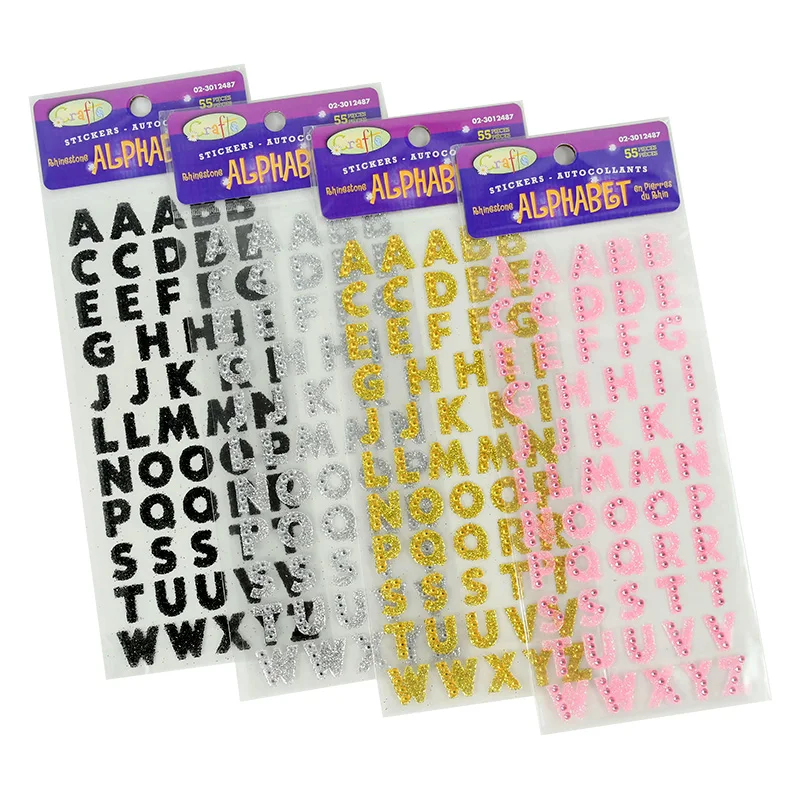 ملصقات حروف أبجدية لامعة مكونة من 26 حرفًا ملونة يمكنك صنعها بنفسك مجانًا لتشكيل أطيب التمنيات والكلمات الإنجليزية وملصقات القصاصات وديكور الهاتف والكمبيوتر الشخصي