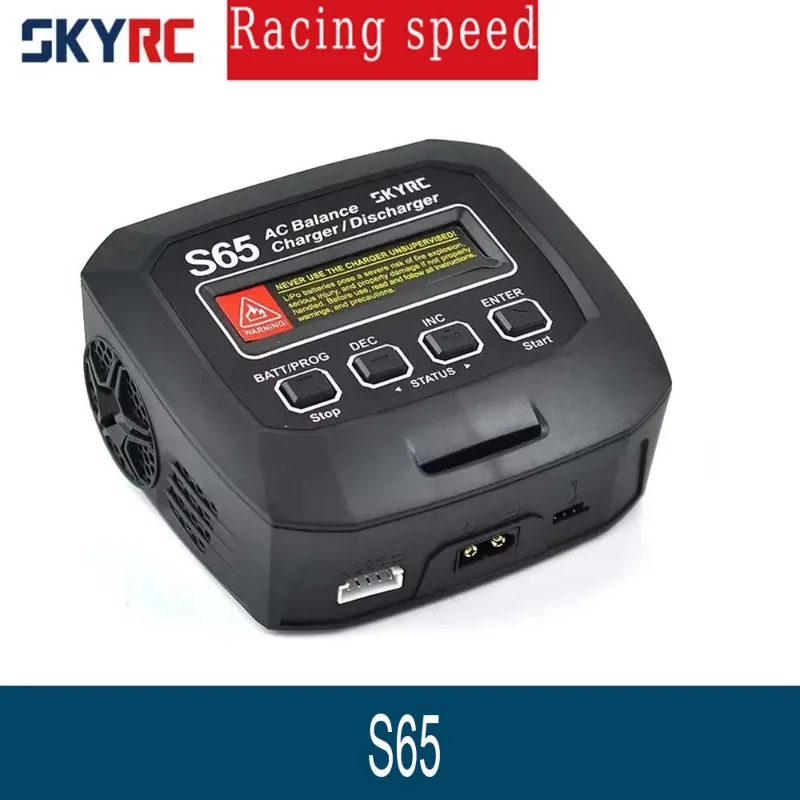 

SKYRC S65 Зарядное устройство переменного тока, разрядное устройство 10 Вт, разъем XT60, 65 Вт, 6 А, умное зарядное устройство для LiPo/LiFe/Lilon/NiMH/NiCd/PB/LiHV VS B6 S60