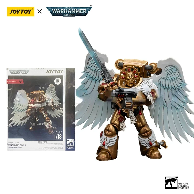 JOYTOY 1/18 Action Figure 40K Blood Angels Sanguinary Guard อะนิเมะทหาร