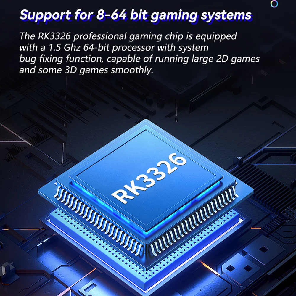 리볼닉 XF40H 게임 콘솔 4.0인치 OCA 스크린 RK3326 WiFi 30+ 시뮬레이터 18000+ 게임 레트로 비디오 게임 콘솔 4000mAh 배터리