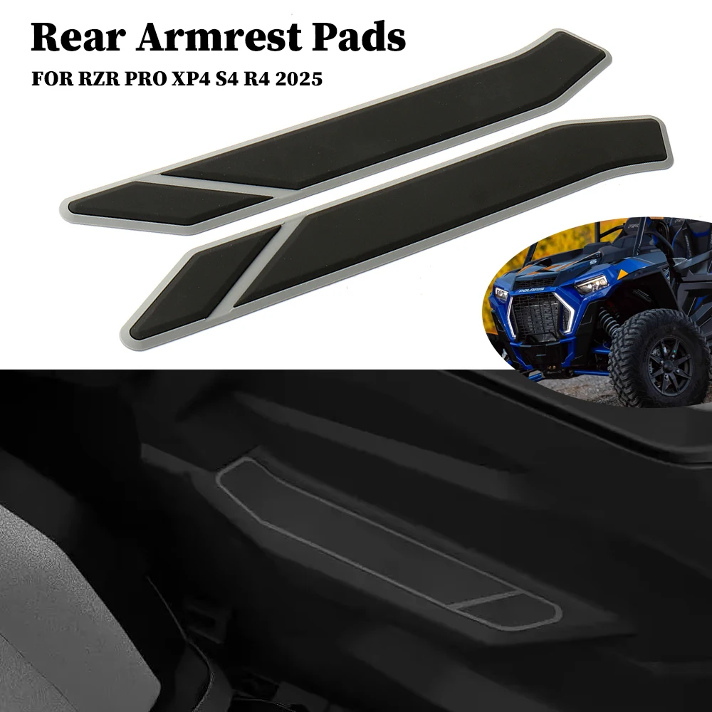 ใหม่ UTV อุปกรณ์เสริมสําหรับ Polaris RZR PRO XP4 S4 R4 2025 Armrest Pad ยางภายในประตู Armrest Pads ชุด