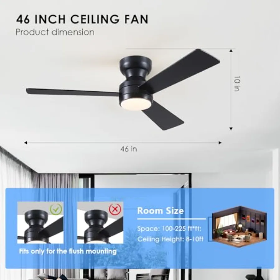 Ceiling Fans with Lights, 46