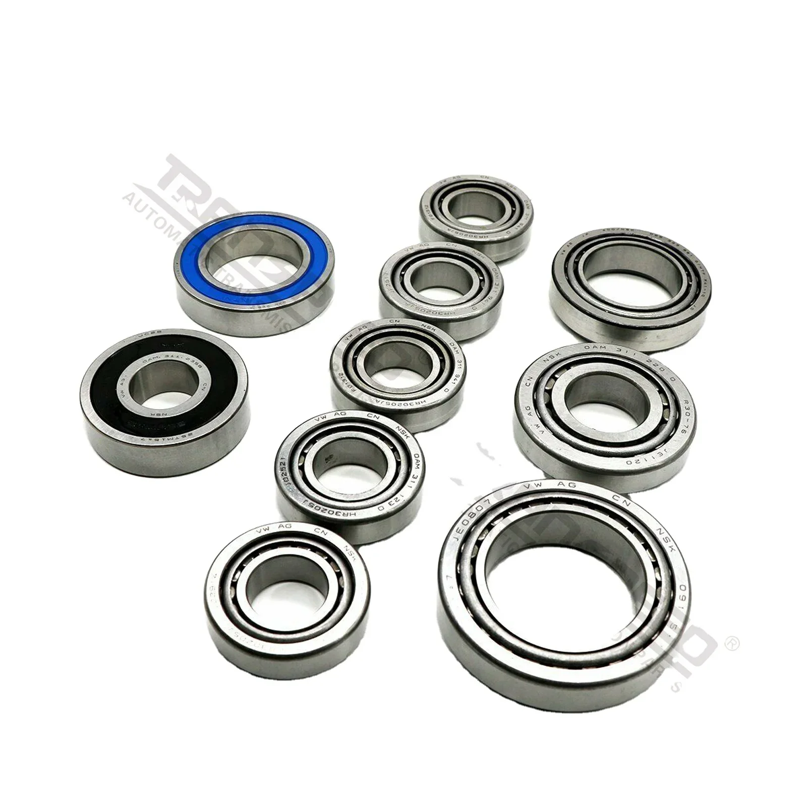 DQ200 OAM automatic transmission bearing kit 10pcs/set for 7-speed DSG gearbox