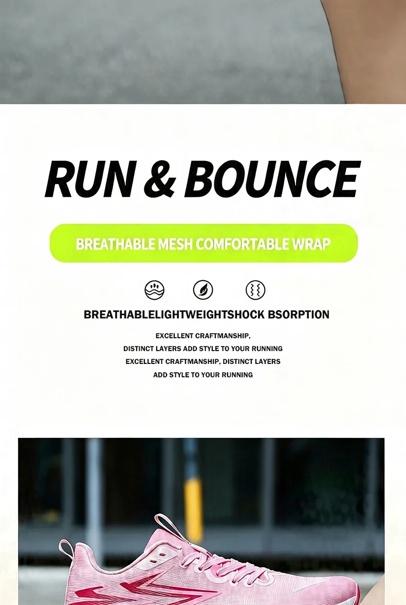 Neue Sportschuhe für Männer Leichte Laufschuhe mit Carbonplatte Atmungsaktive Mesh-Sneaker für Marathonrennen und Leichtathletik-Training – Detail 5