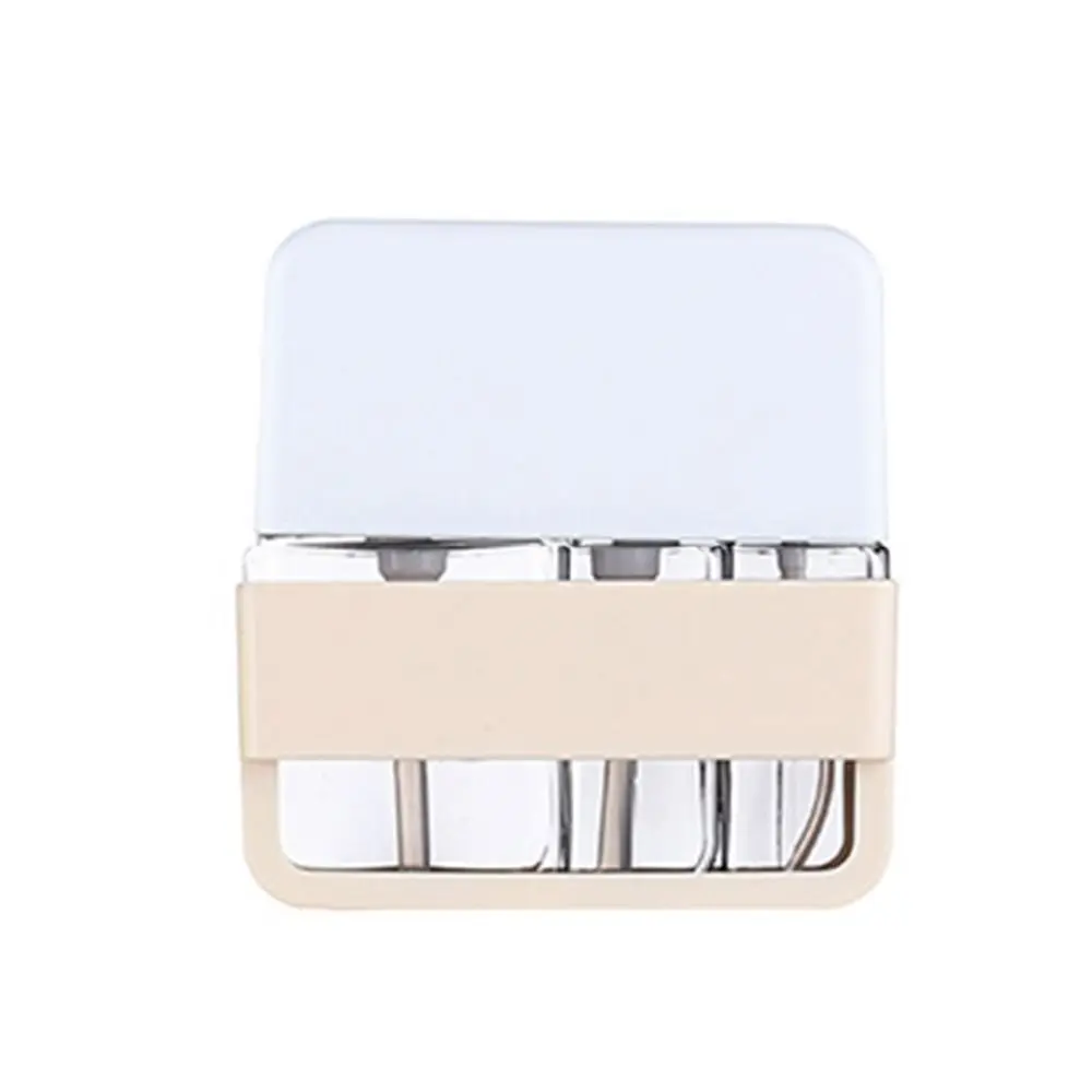 ชุดขวดเดินทาง 4 in 1 ขวดเปล่าแบบพกพาสำหรับใส่ของเหลว ประหยัดพื้นที่ น้ำหนักเบา ขวดกดสำหรับจัดระเบียบแชมพู