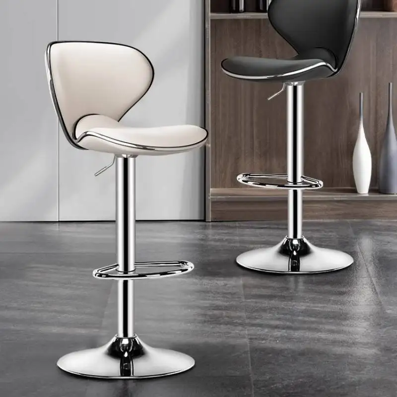 

Adjustable White Bar Chairs Metal Minimalist Outdoor Nordic Bar Chairs Luxury Design Modern Sillas De Barra De Cocina Furniture
