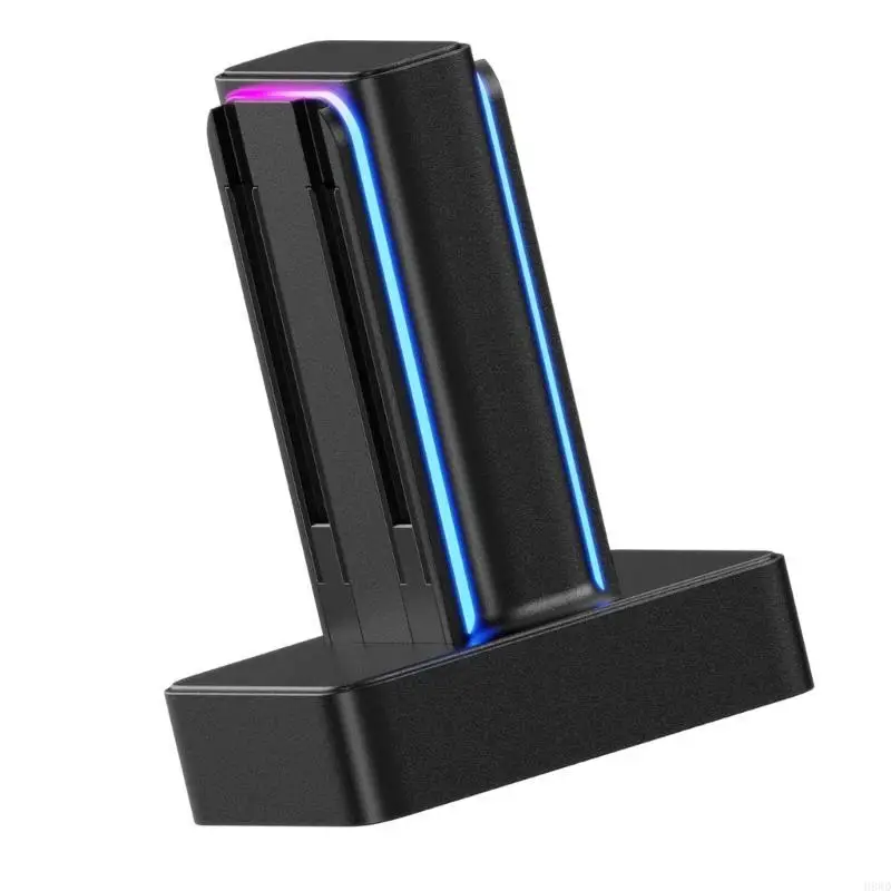 

multifunction Charges with 4 Slots LED Light Indicates & Overcharge Protections Controller Charging Dock for Switches Game H8WD