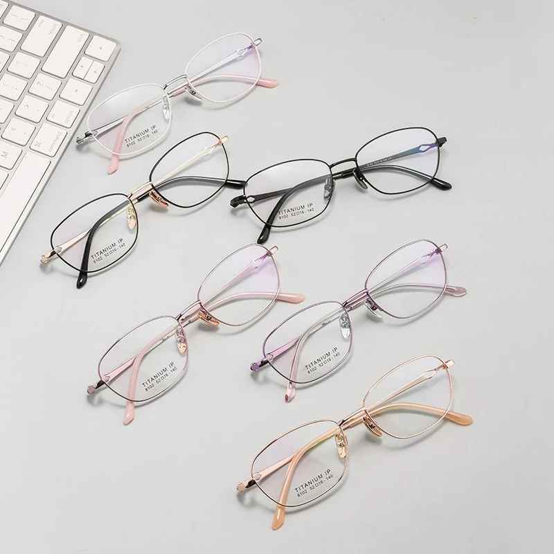 VICKI Stylish and Elegant Full-frame Glasses Delicate Lightweight and Comfortable Customizable Prescription Multi-focus 8102DY