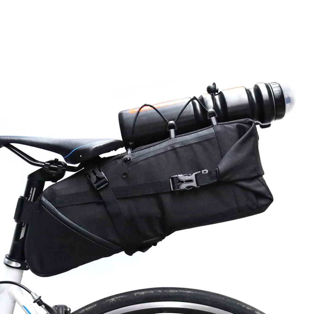 Bike Saddle Bag Wear-resistant Carrying Case Large Capacity Foldable Stable Outdoor Storage Bags Travel Vocation