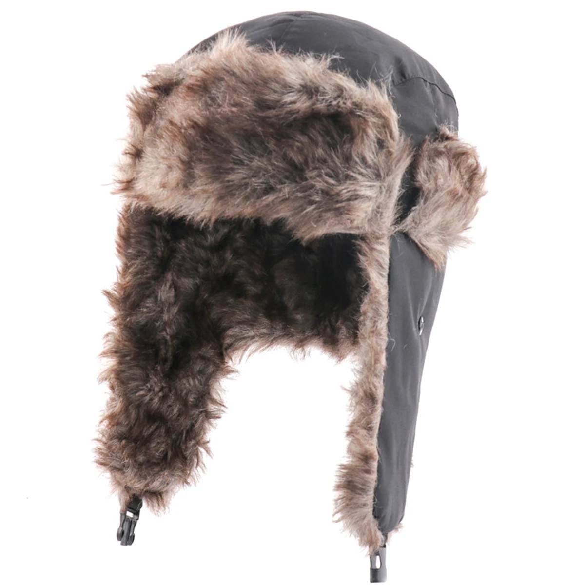Caldo! Uomo Donna Cappelli bomber unisex Cappello da sci Inverno Uomo Caldo cappello russo Colbacco con paraorecchie Berretto da cacciatore in pelliccia