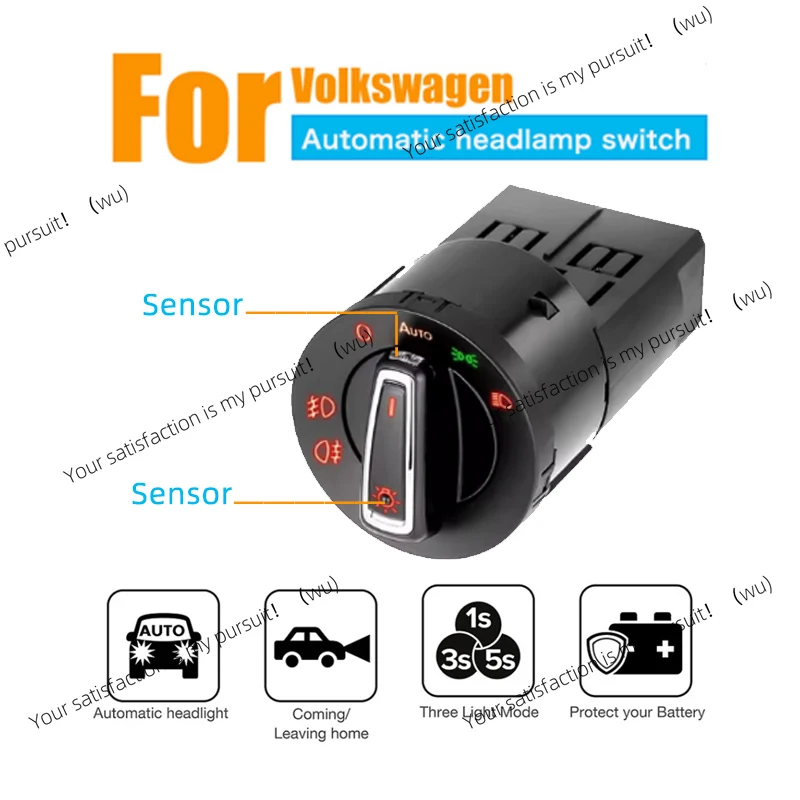 

Auto Headlight Lamp Control Switch Light Sensor Fit for Volkswagen Golf MK4 for Passat B5 Polo Bora Sharan Alhambra 1C0941531