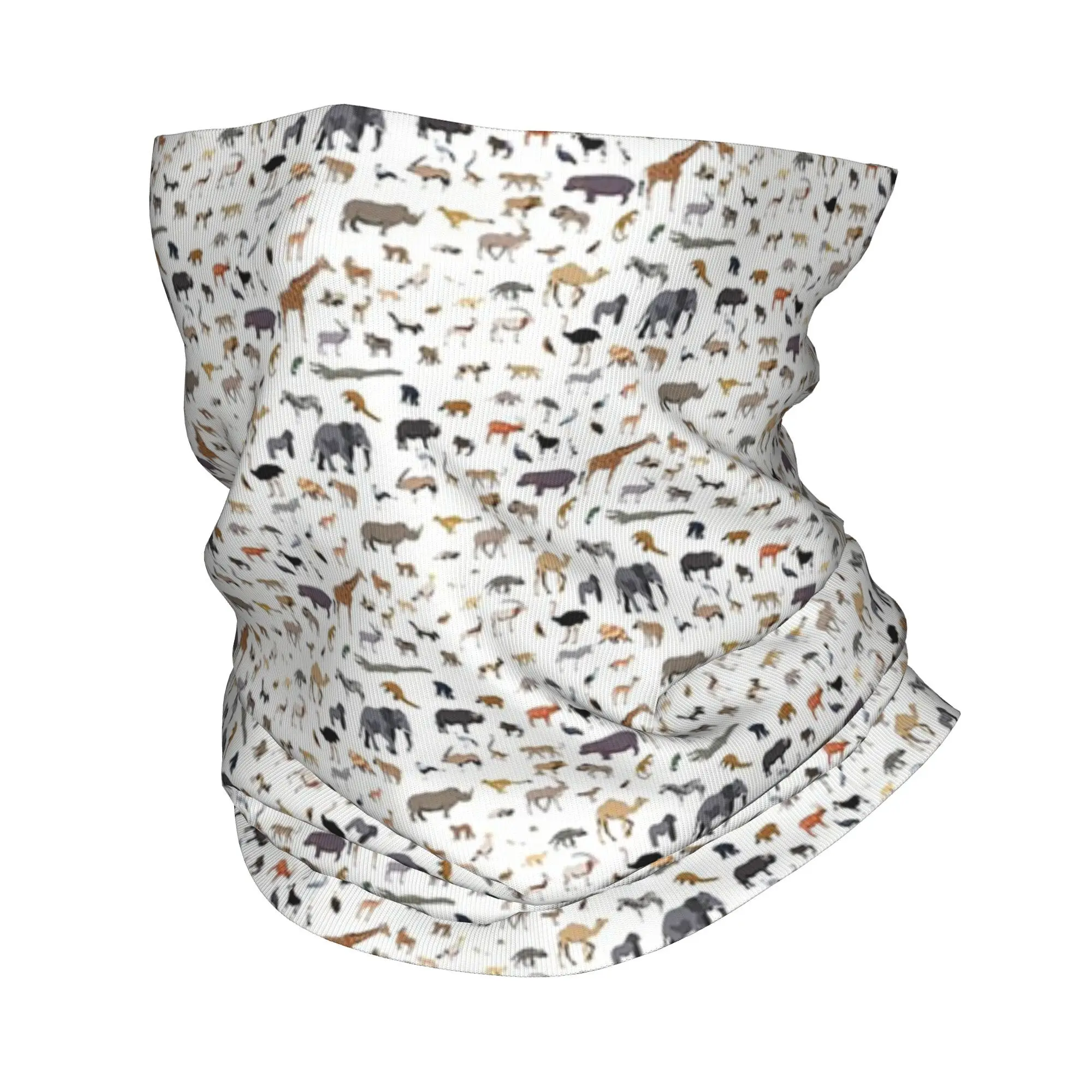 

African animal pattern Bandana Neck Gaiter Printed Magic Scarf Multifunction Cycling Scarf Running Unisex Adult Washable