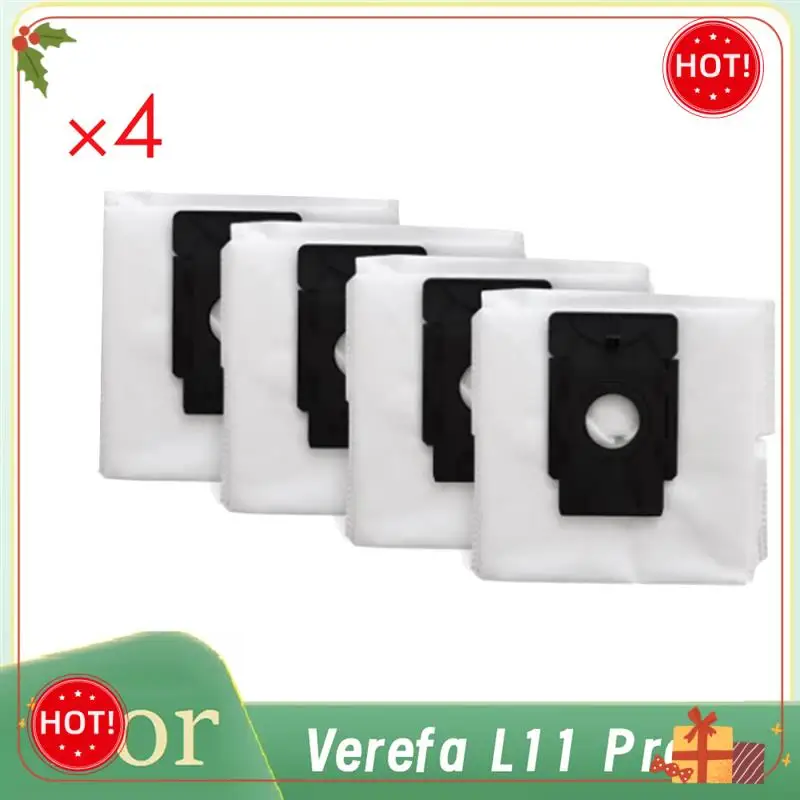 ABLE-4 Pcs Replacement Vacuum Bags For Verefa L11 Pro Sweeper Accessories Enhanced Cleaning Efficiency