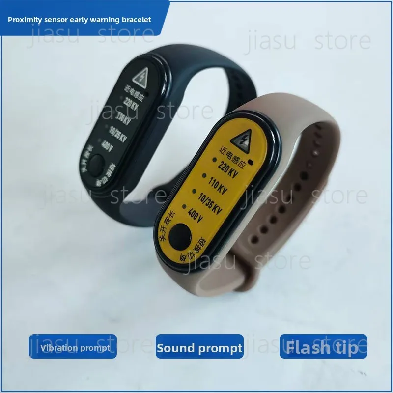 Wrist Type Near Voltage Induction Alarm 400V‑220KV Multi-range Electrician Safety Detector Bracelet